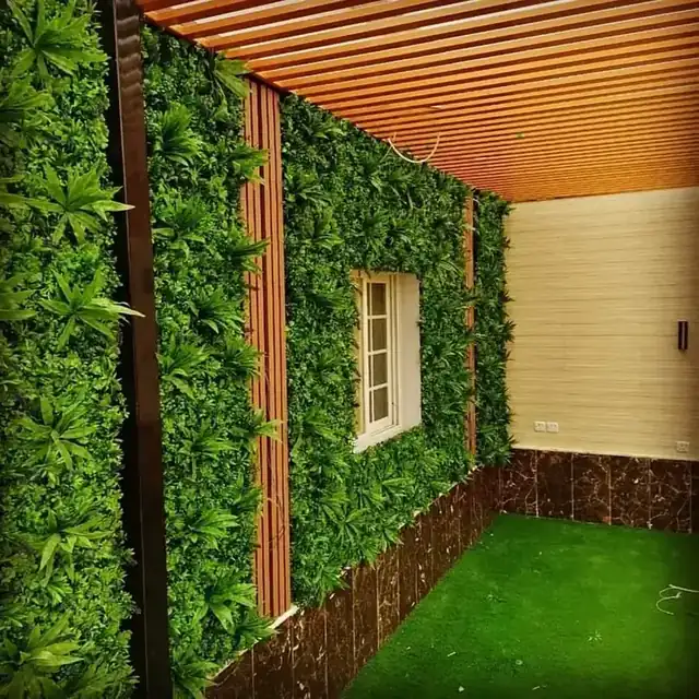 تصميم وتركيب العشب الجداري وبديل الخشب